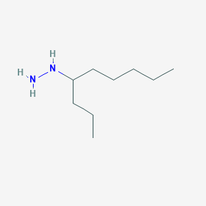 molecular formula C9H22N2 B2526254 Nonan-4-ylhydrazine CAS No. 1260764-87-1