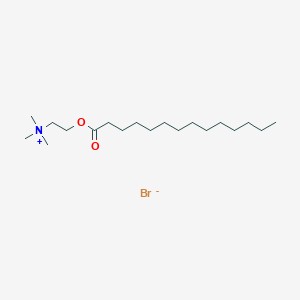 molecular formula C19H40BrNO2 B025264 Myristoylcholine bromide CAS No. 108418-28-6