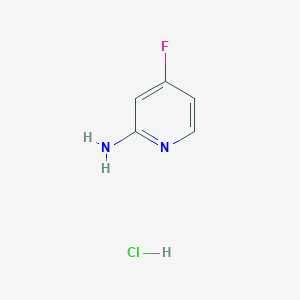 molecular formula C5H6ClFN2 B2526409 4-Fluoropyridin-2-amine hydrochloride CAS No. 947249-20-9