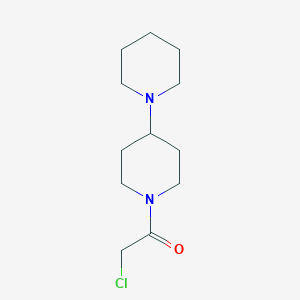 molecular formula C12H21ClN2O B2526480 1-[1,4']Bipiperidinyl-1'-yl-2-chloro-ethanone CAS No. 883546-10-9