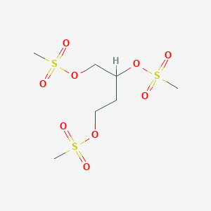 molecular formula C7H16O9S3 B025266 1,2,4-Tris(methanesulfonyloxy)butane CAS No. 108963-16-2