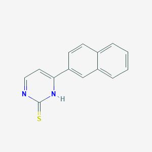 4-(Naphthalen-2-yl)pyrimidine-2-thiol