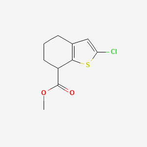 Methyl 2-chloro-4,5,6,7-tetrahydro-1-benzothiophene-7-carboxylate