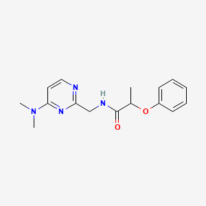 N-((4-(dimethylamino)pyrimidin-2-yl)methyl)-2-phenoxypropanamide