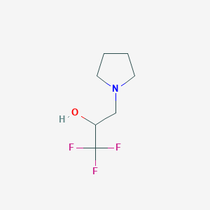 1,1,1-Trifluoro-3-(pyrrolidin-1-yl)propan-2-ol