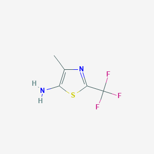 4-Methyl-2-(trifluoromethyl)-1,3-thiazol-5-amine