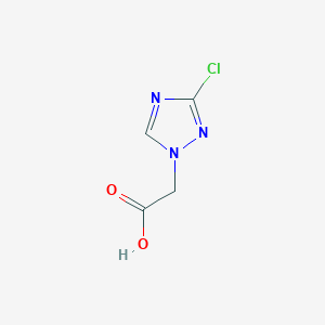 (3-chloro-1H-1,2,4-triazol-1-yl)acetic acid