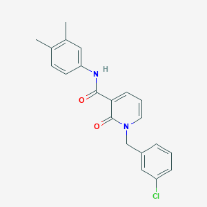 1-(3-chlorobenzyl)-N-(3,4-dimethylphenyl)-2-oxo-1,2-dihydropyridine-3-carboxamide