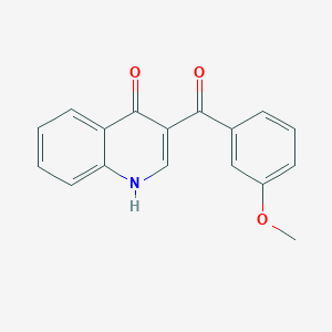 molecular formula C17H13NO3 B2526746 3-(3-methoxybenzoyl)quinolin-4(1H)-one CAS No. 892291-03-1