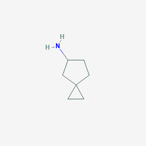 molecular formula C7H13N B2526757 Spiro[2.4]heptan-5-amine CAS No. 1267497-14-2