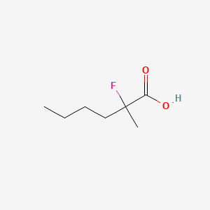 2-Fluoro-2-methylhexanoic acid