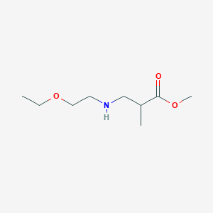 Methyl 3-[(2-ethoxyethyl)amino]-2-methylpropanoate