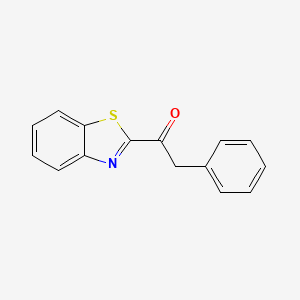 molecular formula C15H11NOS B2526831 1-(1,3-Benzothiazol-2-yl)-2-phenylethanone CAS No. 220753-47-9