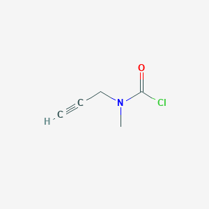 molecular formula C5H6ClNO B2526852 N-methyl-N-prop-2-ynylcarbamoyl chloride CAS No. 13916-61-5