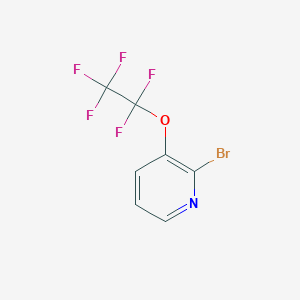 molecular formula C7H3BrF5NO B2526983 2-bromo-3-(pentafluoroethoxy)pyridine CAS No. 2375274-57-8