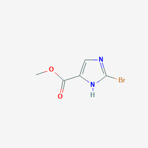 molecular formula C5H5BrN2O2 B2526987 Methyl 2-bromo-1H-imidazole-5-carboxylate CAS No. 1379311-82-6