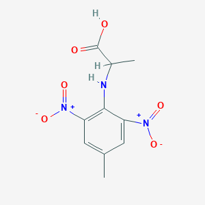2-(4-Methyl-2,6-dinitroanilino)propanoic acid