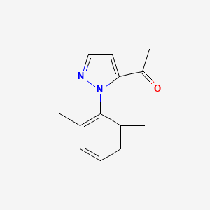 1-[2-(2,6-Dimethylphenyl)pyrazol-3-yl]ethanone