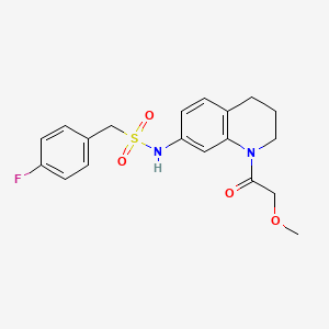 1-(4-fluorophenyl)-N-(1-(2-methoxyacetyl)-1,2,3,4-tetrahydroquinolin-7-yl)methanesulfonamide