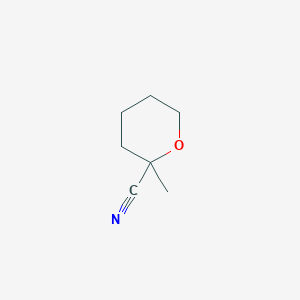molecular formula C7H11NO B2527022 2-Methyloxane-2-carbonitrile CAS No. 19679-86-8