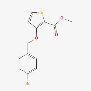 Methyl 3-[(4-bromobenzyl)oxy]-2-thiophenecarboxylate