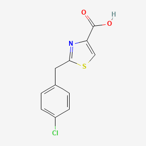 2-(4-Chlorobenzyl)-1,3-thiazole-4-carboxylic acid