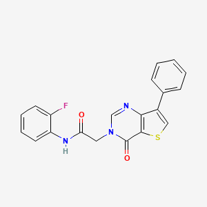 N-(2-fluorophenyl)-2-(4-oxo-7-phenylthieno[3,2-d]pyrimidin-3(4H)-yl)acetamide