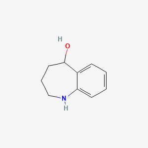 molecular formula C10H13NO B2527101 2,3,4,5-tetrahydro-1H-1-benzazepin-5-ol CAS No. 54620-79-0