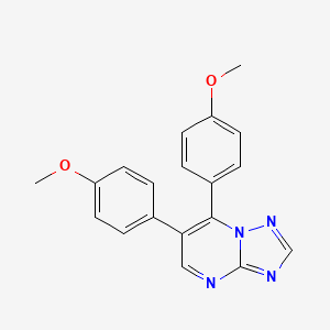 6,7-Bis(4-methoxyphenyl)-[1,2,4]triazolo[1,5-a]pyrimidine