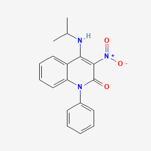 4-(isopropylamino)-3-nitro-1-phenylquinolin-2(1H)-one