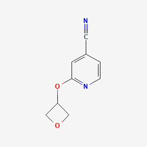2-(Oxetan-3-yloxy)pyridine-4-carbonitrile