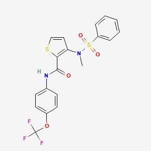 Methyl 2-[4-(2-methoxyphenyl)piperazin-1-yl]-3-(4-methylphenyl)-4-oxo-3,4-dihydroquinazoline-7-carboxylate