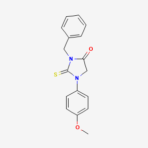 3-Benzyl-1-(4-methoxyphenyl)-2-thioxoimidazolidin-4-one
