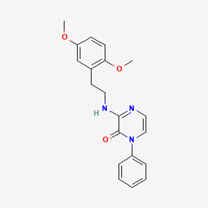 3-[2-(2,5-Dimethoxyphenyl)ethylamino]-1-phenylpyrazin-2-one