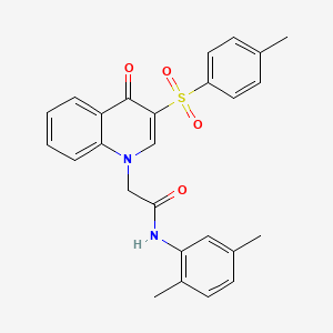 N-(2,5-dimethylphenyl)-2-(4-oxo-3-tosylquinolin-1(4H)-yl)acetamide