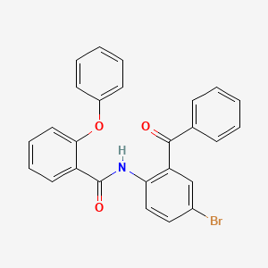 N-(2-benzoyl-4-bromophenyl)-2-phenoxybenzamide