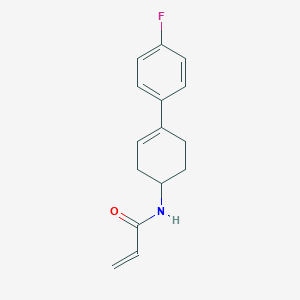 N-[4-(4-Fluorophenyl)cyclohex-3-en-1-yl]prop-2-enamide