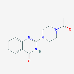 2-(4-Acetylpiperazin-1-yl)-3,4-dihydroquinazolin-4-one