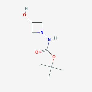 molecular formula C8H16N2O3 B2527516 N-(3-Hydroxyazetidin-1-yl)(tert-butoxy)formamide CAS No. 2007924-99-2