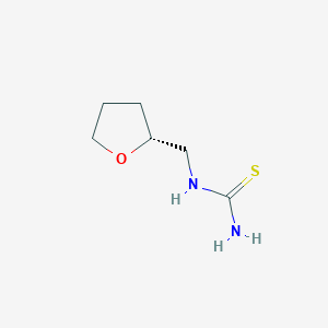 molecular formula C6H12N2OS B2527556 {[(2R)-oxolan-2-yl]methyl}thiourea CAS No. 1001198-48-6