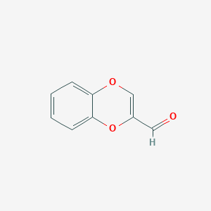 molecular formula C9H6O3 B2527580 1,4-benzodioxine-2-carbaldehyde CAS No. 169836-21-9