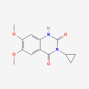 3-Cyclopropyl-6,7-dimethoxy-1H-quinazoline-2,4-dione