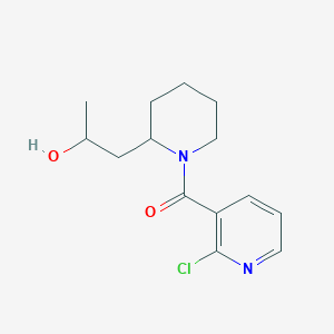 1-[1-(2-Chloropyridine-3-carbonyl)piperidin-2-yl]propan-2-ol