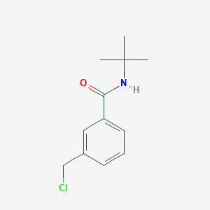 molecular formula C12H16ClNO B2527694 N-tert-butyl-3-(chloromethyl)benzamide CAS No. 1094362-66-9