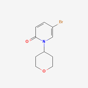 5-Bromo-1-(tetrahydro-2H-pyran-4-yl)pyridin-2(1H)-one