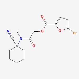 [2-[(1-Cyanocyclohexyl)-methylamino]-2-oxoethyl] 5-bromofuran-2-carboxylate