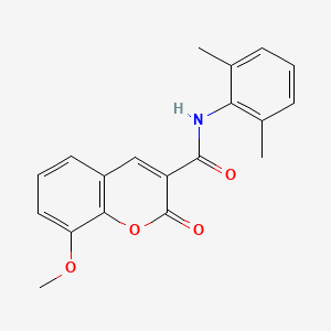 N-(2,6-dimethylphenyl)-8-methoxy-2-oxo-2H-chromene-3-carboxamide