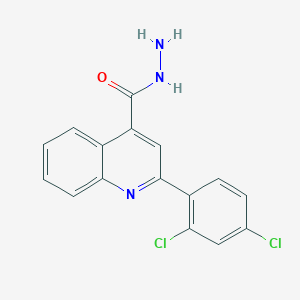 2-(2,4-Dichlorophenyl)quinoline-4-carbohydrazide