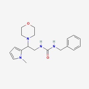 1-benzyl-3-(2-(1-methyl-1H-pyrrol-2-yl)-2-morpholinoethyl)urea