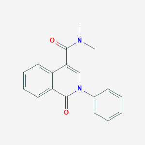 N,N-dimethyl-1-oxo-2-phenyl-1,2-dihydro-4-isoquinolinecarboxamide